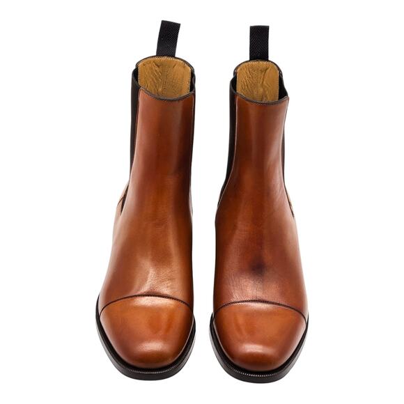 Christian Louboutin Antonio Chelsea Leather Boots - Brown - EU 40 / US 7 $1350 - Picture 4 of 8